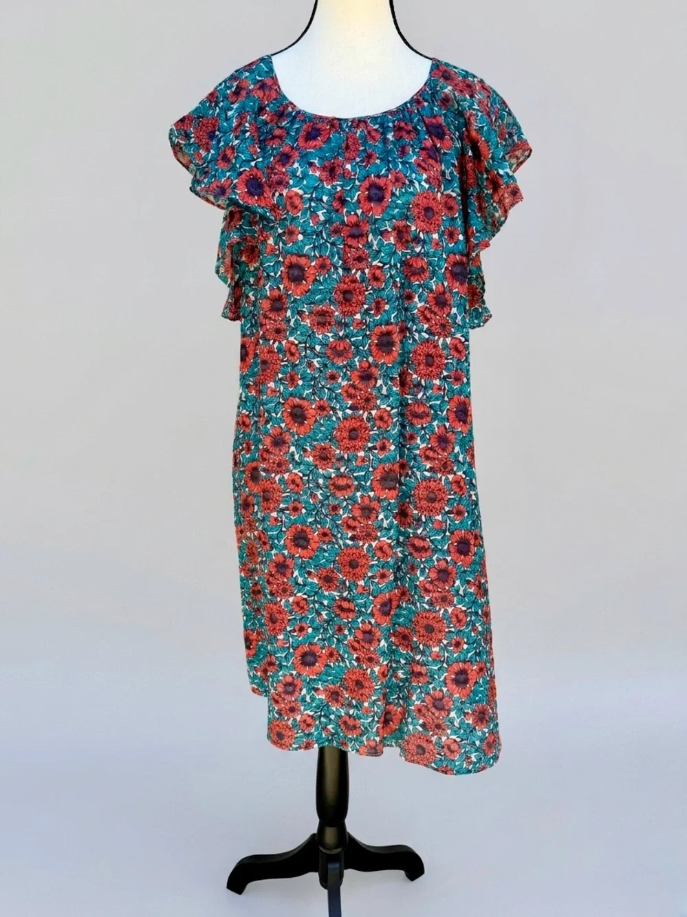 Rebecca Taylor Lindsay Silk Floral Dress